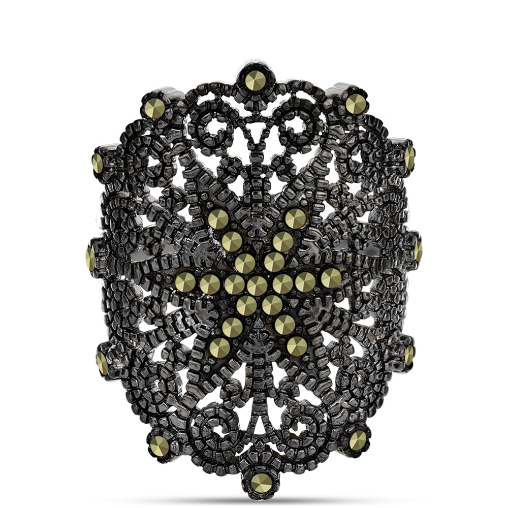 Anillo de Plata con Marcasita de Austria 1 