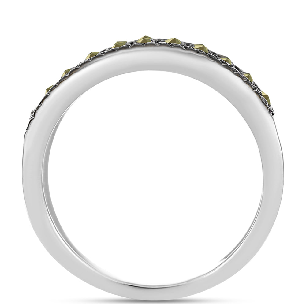 Anillo de Plata con Marcasita de Austria