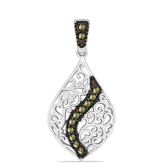 Colgante de Plata con Marcasita de Austria