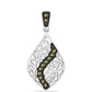 Colgante de Plata con Marcasita de Austria