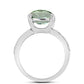 Anillo de Plata con Amatista Verde