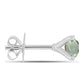Pendientes de Plata con Amatista Verde