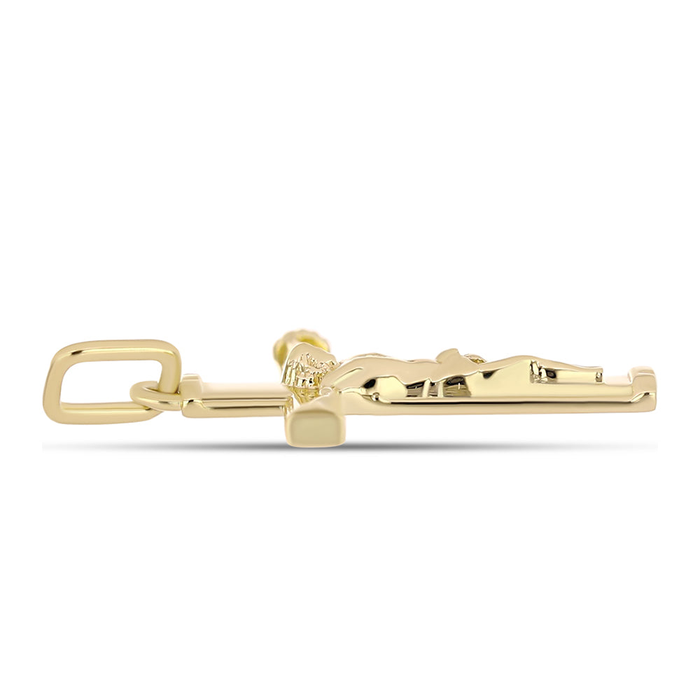 Cruz Colgante de Oro 14K