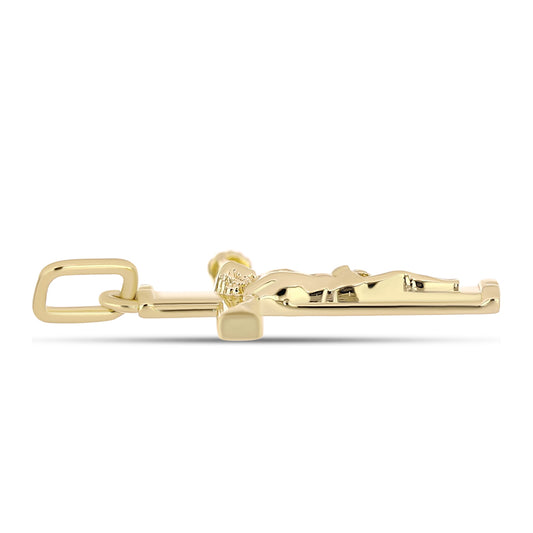 Cruz Colgante de Oro 14K