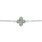 Pulsera de Plata con Amatista Verde