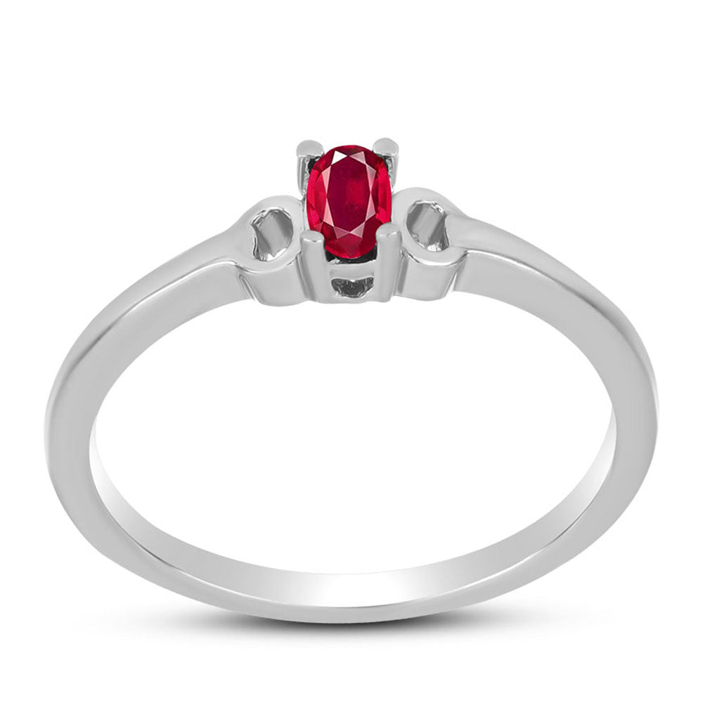 Anillo de Plata con Rubí de Madagascar 3 