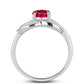 Anillo de Plata con Rubí de Madagascar
