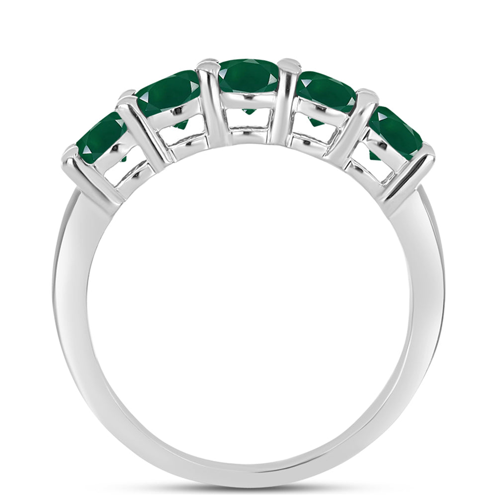 Anillo de Plata con Calcedonia Verde 2 