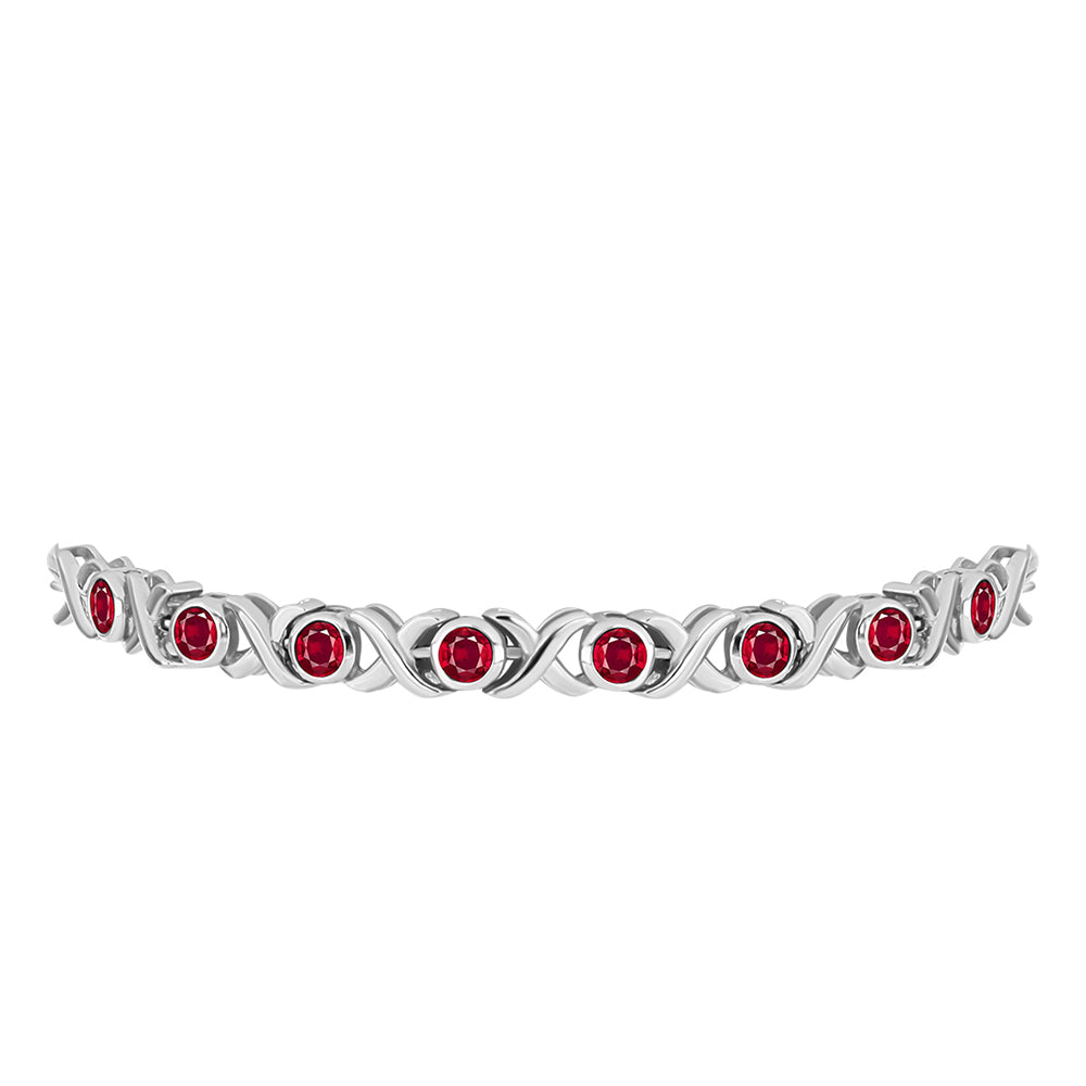 Pulsera de Plata con Rubí de Madagascar 2 