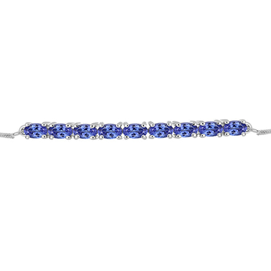 Pulsera de Plata con Tanzanita