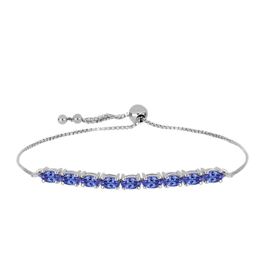 Pulsera de Plata con Tanzanita