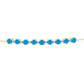 Pulsera de Plata Bañada en Oro con Ópalo Azul Paraiba de Etiopía y Topacio Blanco