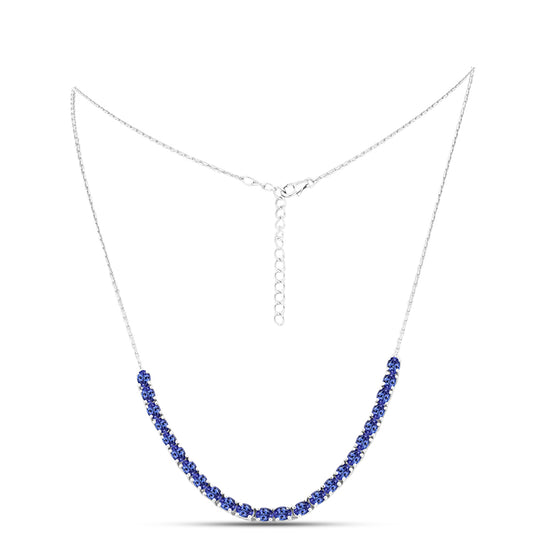 Collar de Plata con Tanzanita