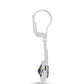 Pendientes de Plata con Topacio Místico y Topacio Blanco