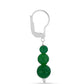 Pendientes de Plata con Cuarzo verde de Spruce Pine