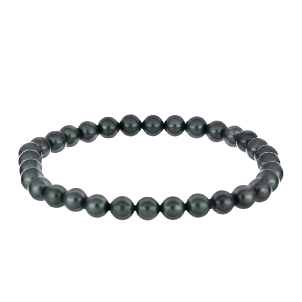 Conjunto de Plata Bañada en Oro con Perla de río Tahiti verde ilusión ( Collar +Pendientes +Pulsera )