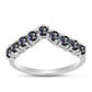 Anillo de Plata con Topacio Místico