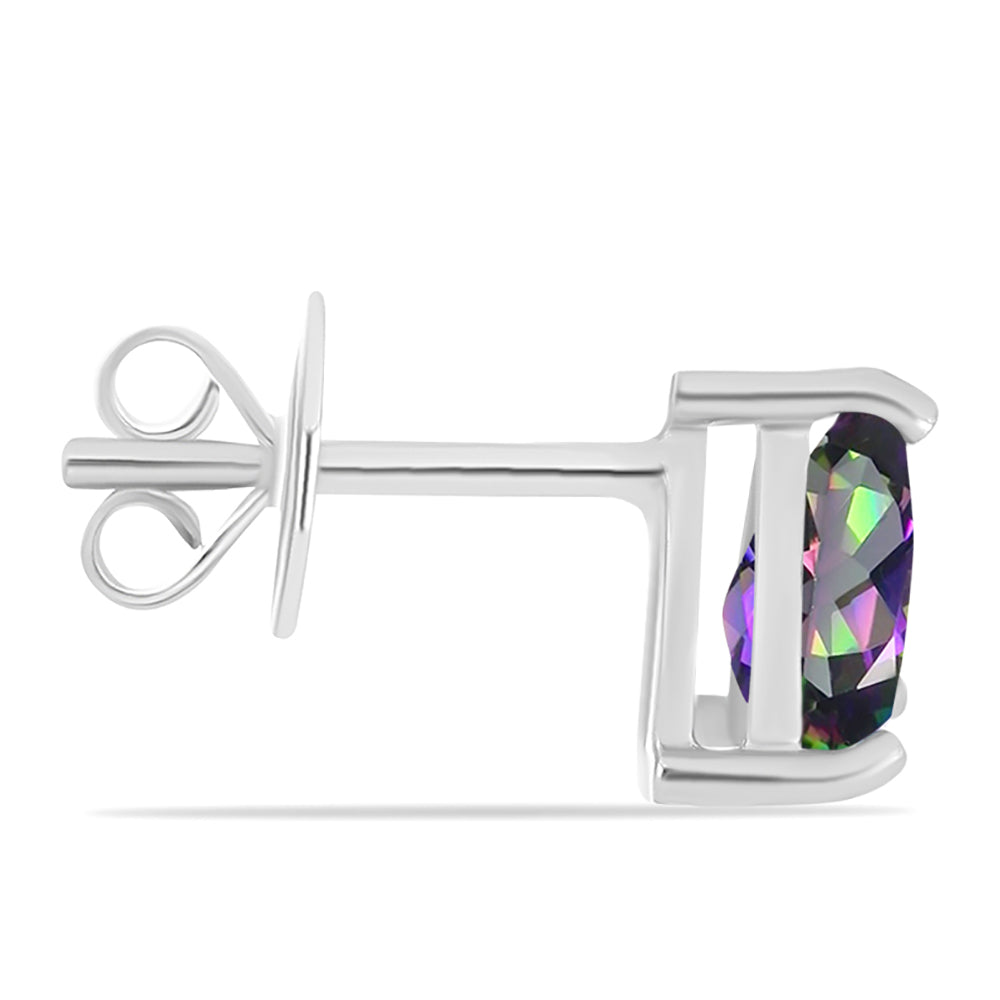 Pendientes de Plata con Topacio Místico