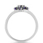Anillo de Plata con Topacio Místico