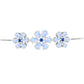 Pulsera de Plata con Zafiro Azul Australiano y Piedra Lunar Arco Iris