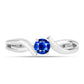 Anillo de Plata con Zafiro Azul Australiano