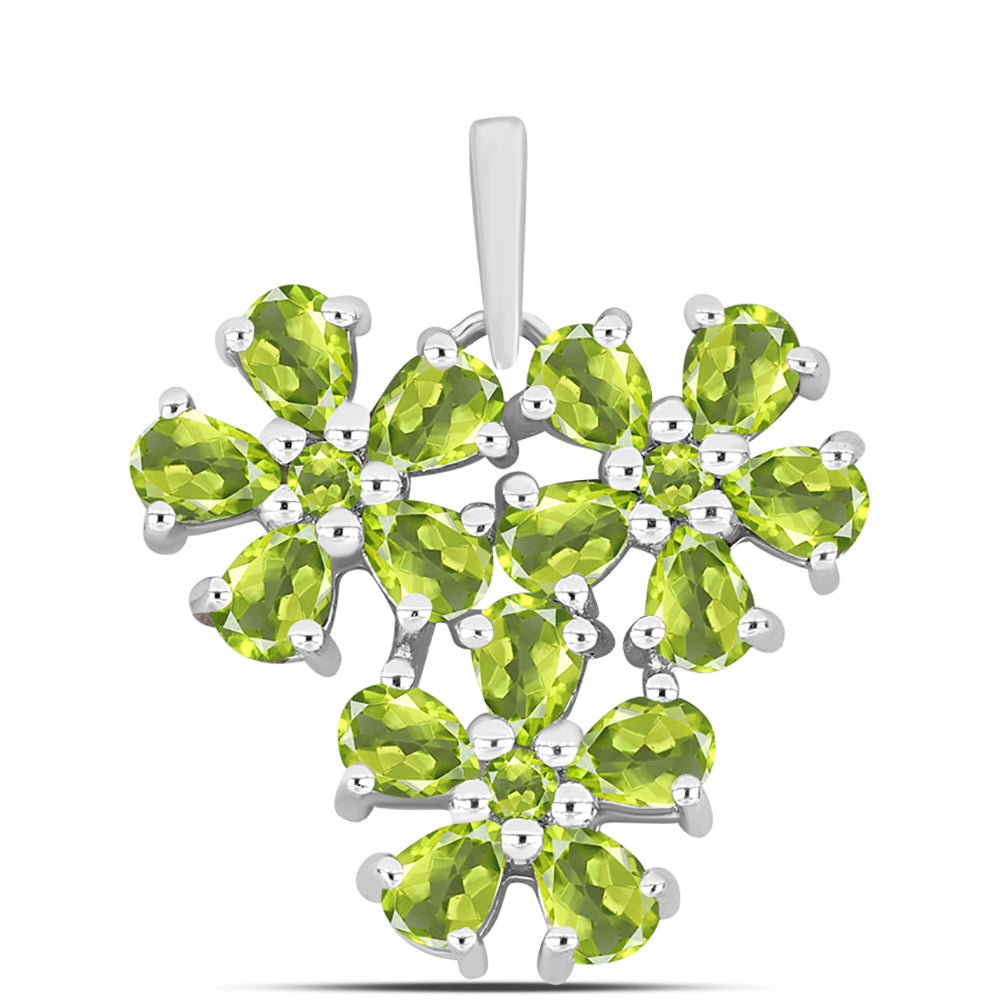 Colgante de Plata con Peridoto de Changbai
