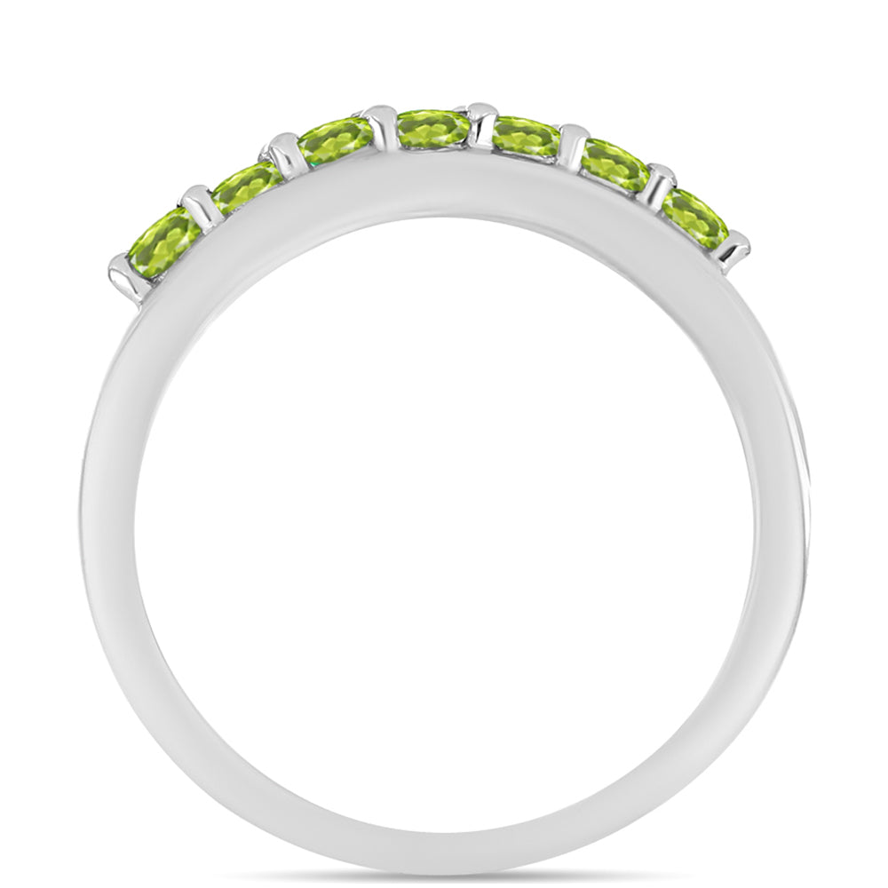 Anillo de Plata con Peridoto de Changbai 2 