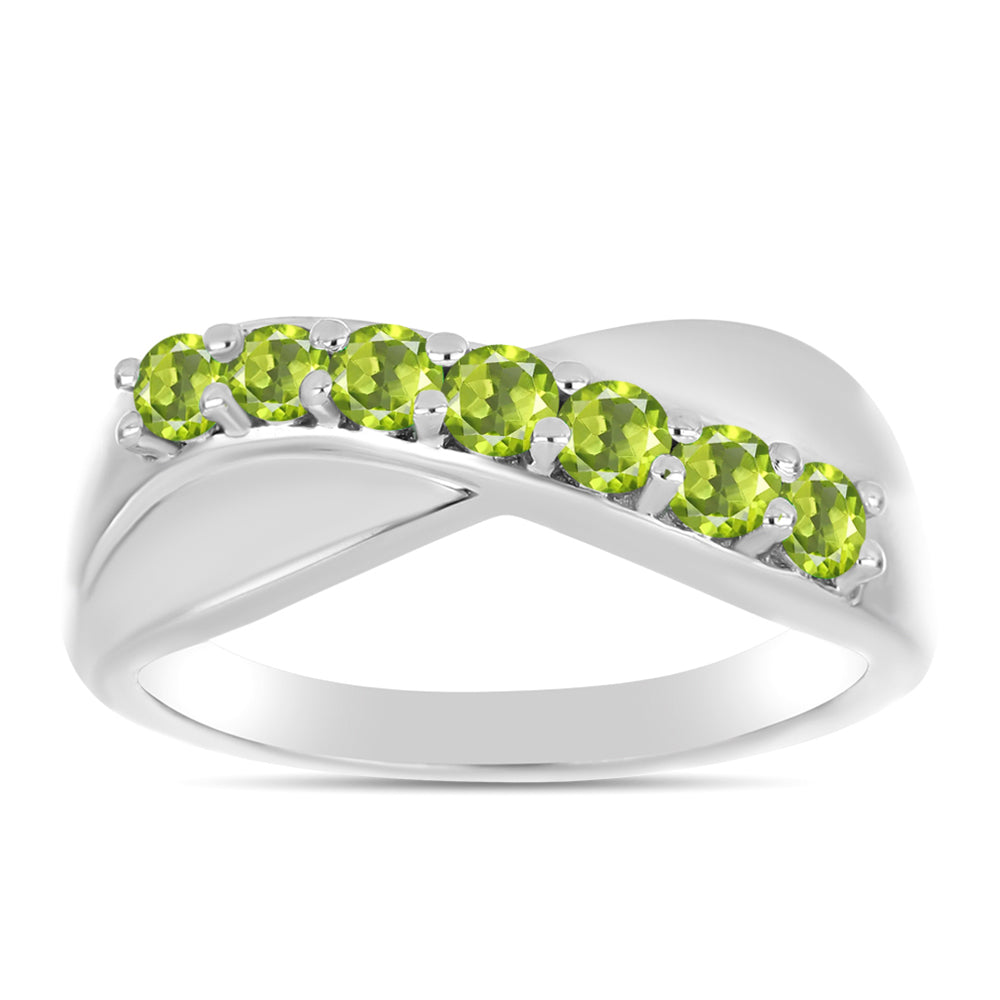 Anillo de Plata con Peridoto de Changbai 3 
