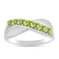 Anillo de Plata con Peridoto de Changbai