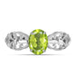 Anillo de Plata con Peridoto de Changbai