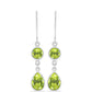 Pendientes de Plata con Peridoto de Changbai