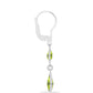 Pendientes de Plata con Peridoto de Changbai