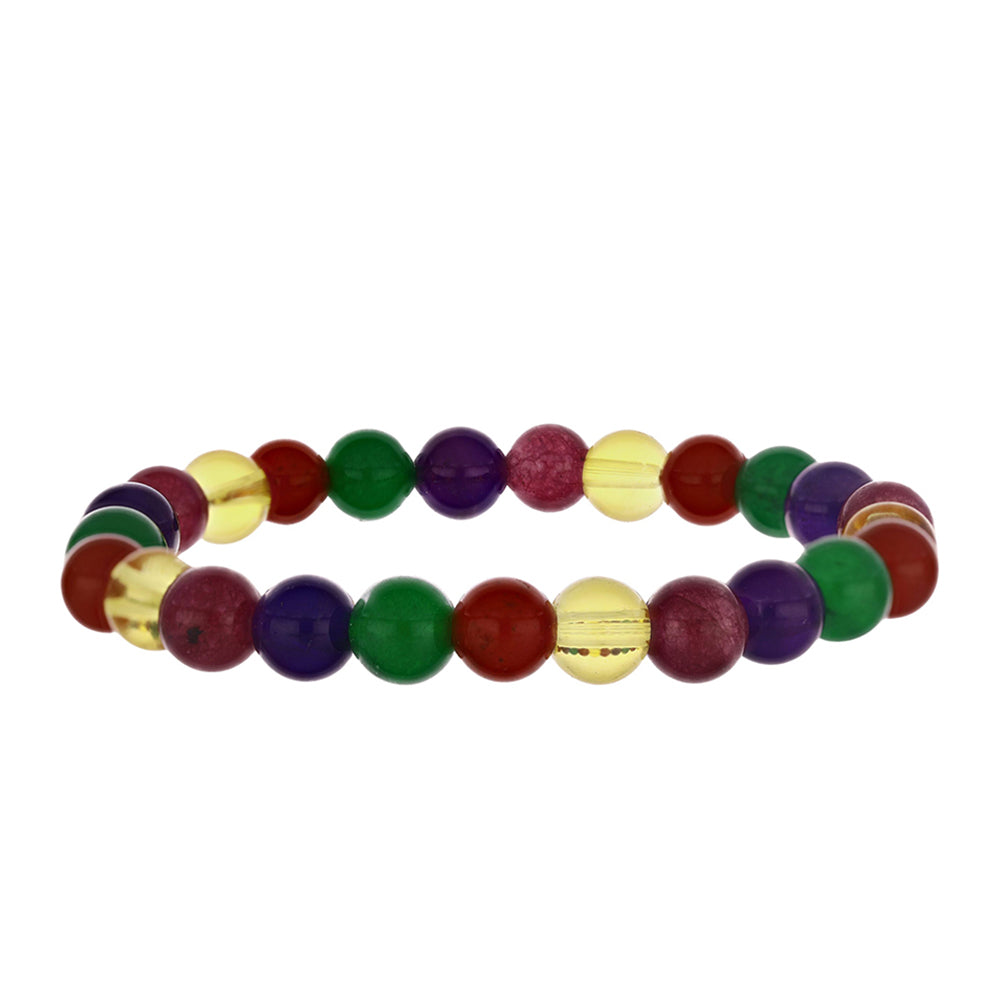 Pulsera Pepita con Amatista de Marruecos y Citrino de los Montes Urales 1 
