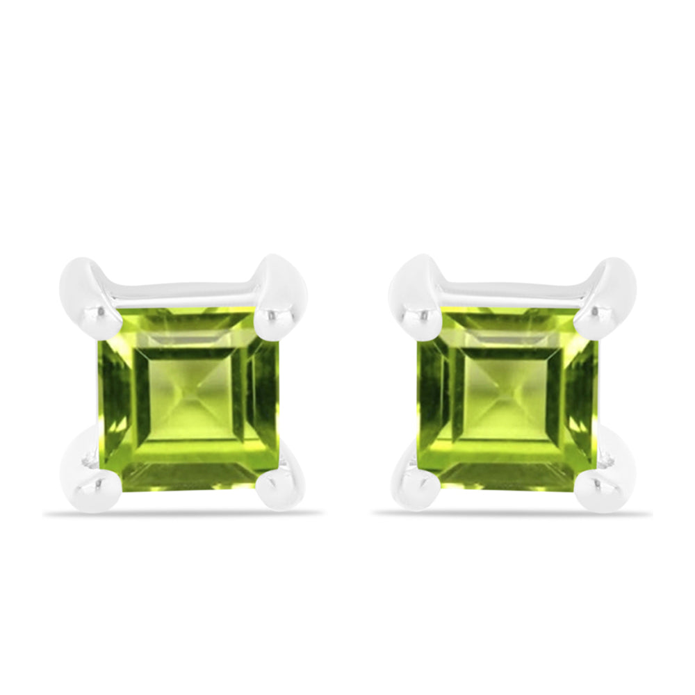 Pendientes de Plata con Peridoto de Changbai 1 