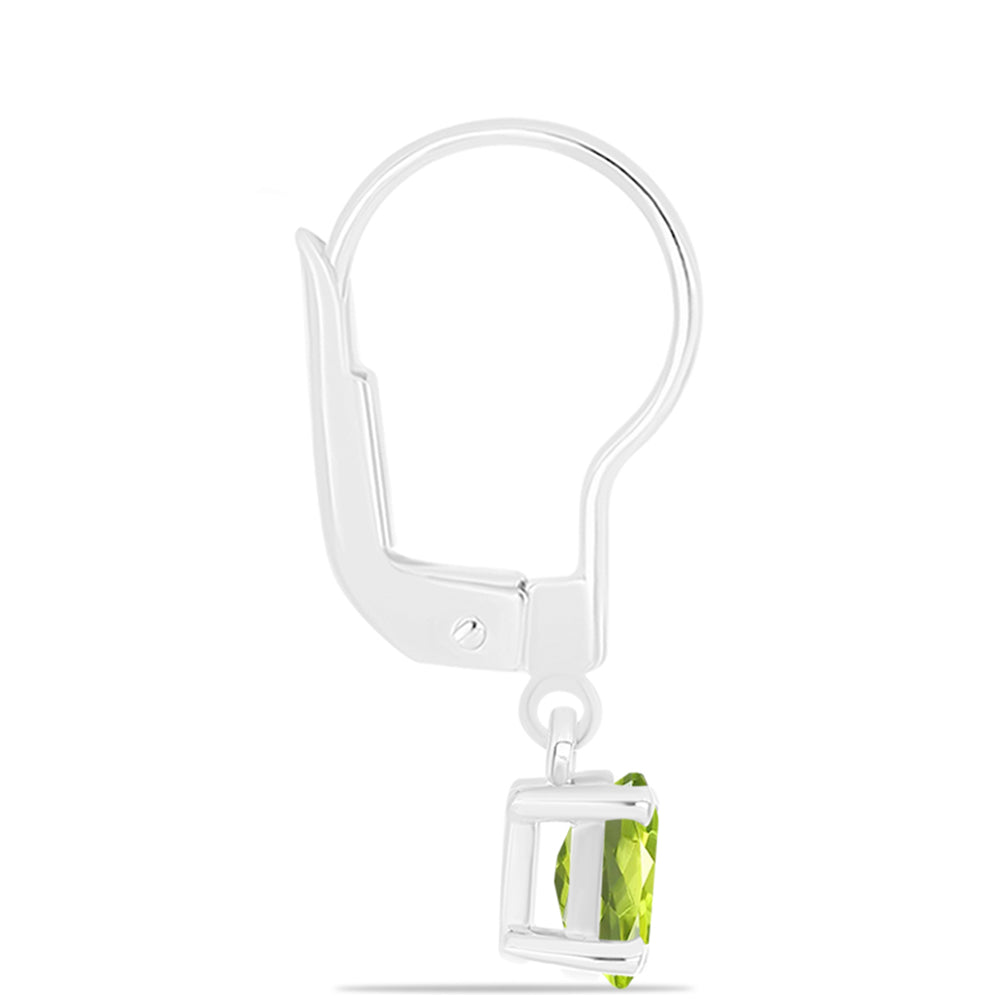 Pendientes de Plata con Peridoto de Changbai 2 