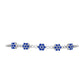 Pulsera de Plata con Zafiro Azul Australiano