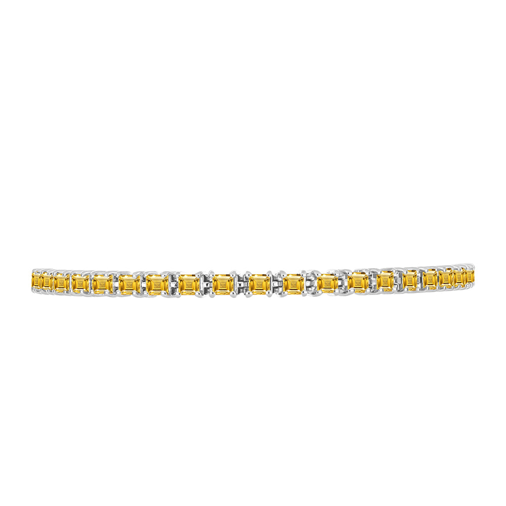 Pulsera de Plata con Citrino de los Montes Urales 2 