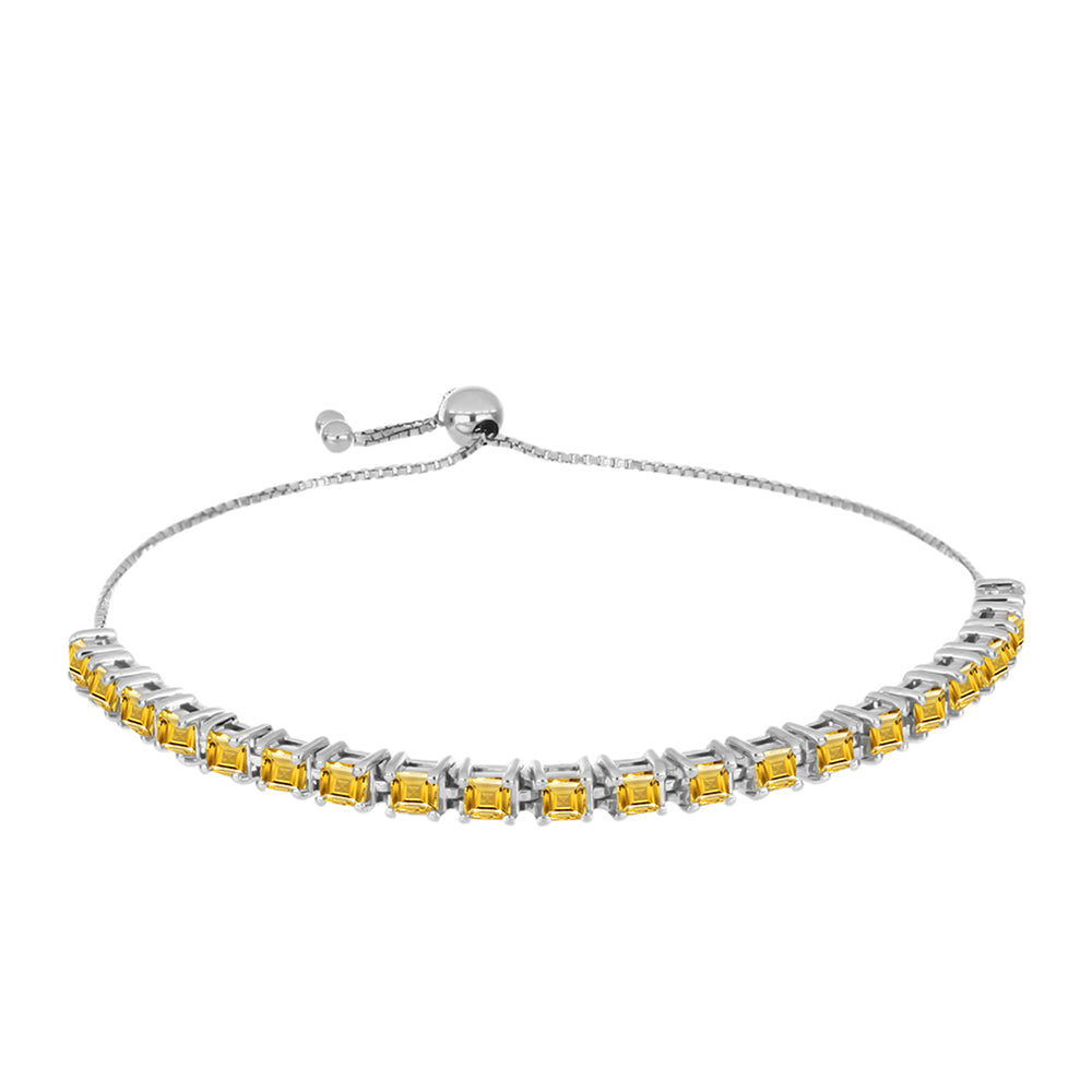 Pulsera de Plata con Citrino de los Montes Urales 1 