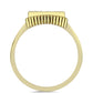 Anillo de Plata Bañada en Oro con Madreperla