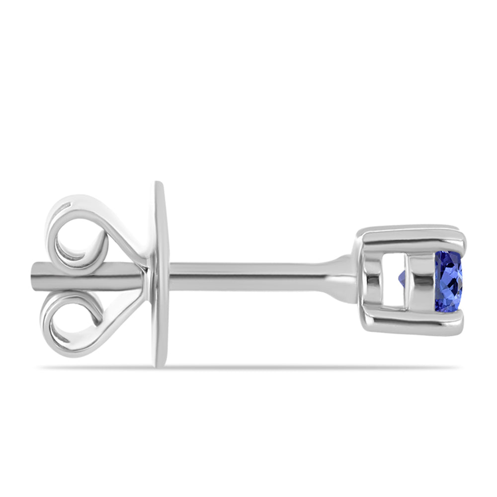 Pendientes de Plata con Tanzanita AAA