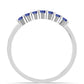 Anillo de Plata con Tanzanita AAA