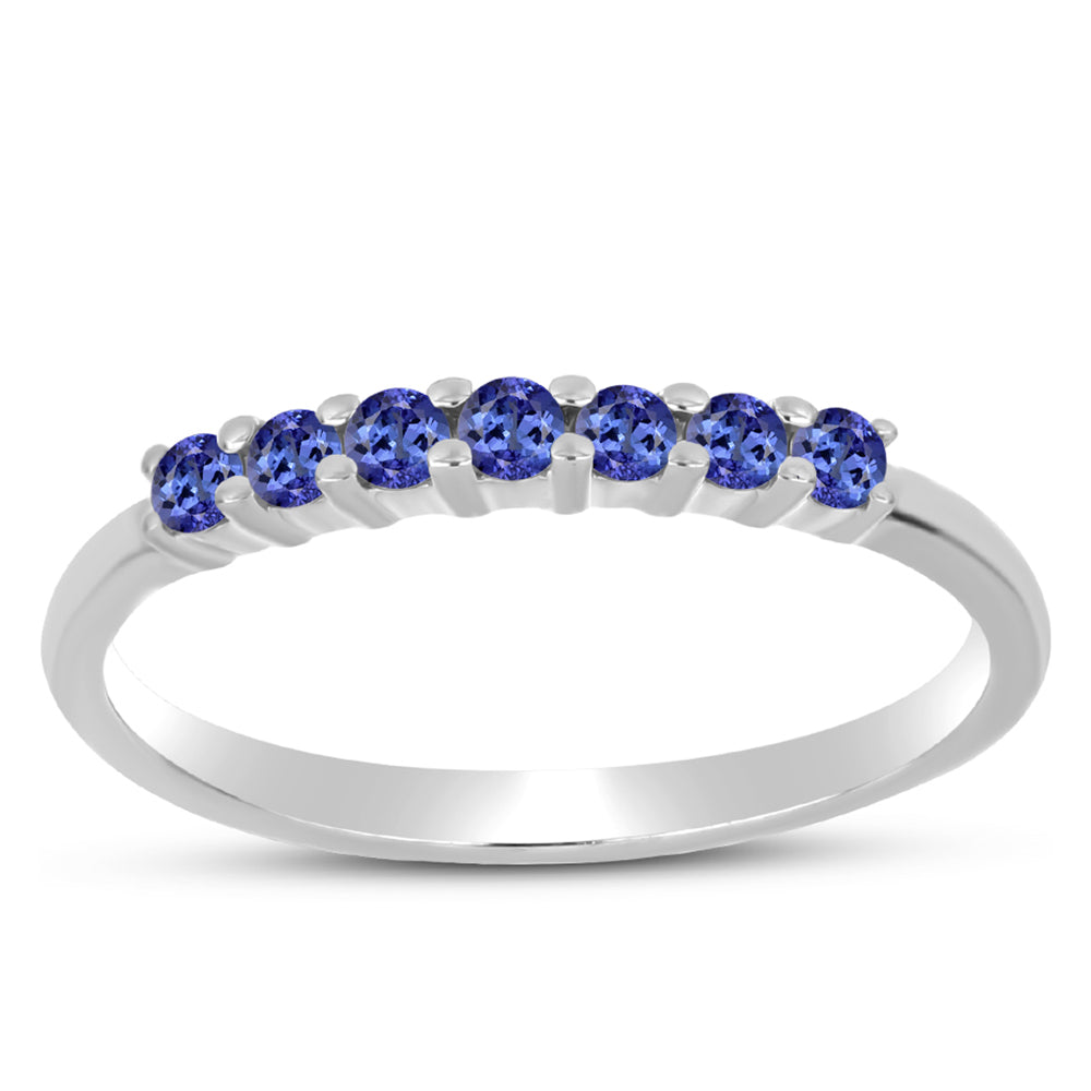 Anillo de Plata con Tanzanita AAA