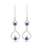 Pendientes de Plata con Tanzanita AAA