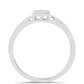 Anillo de Plata con Diamante blanco