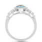 Anillo de Plata con Labradorita de las Minas de Gullgruvene