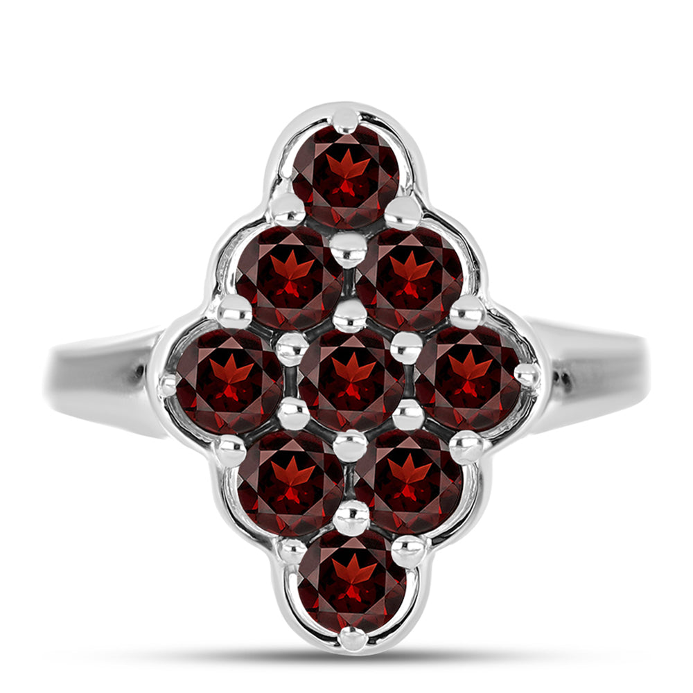 Anillo de Plata con Granate Barton 1 