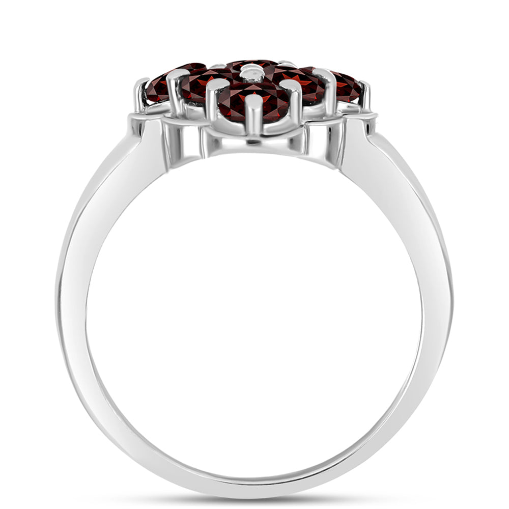 Anillo de Plata con Granate Barton