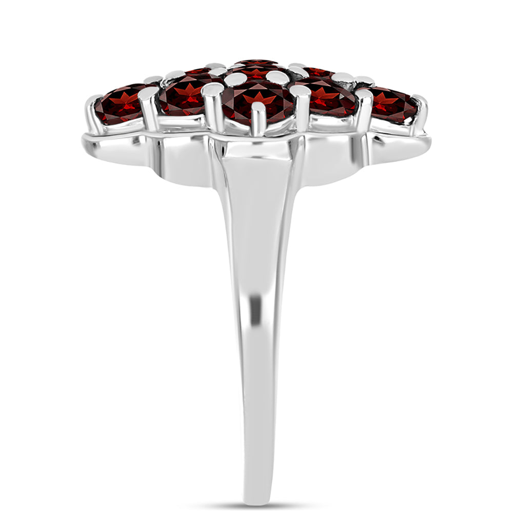 Anillo de Plata con Granate Barton
