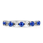 Anillo de Plata con Zafiro Azul Australiano