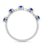 Anillo de Plata con Zafiro Azul Australiano